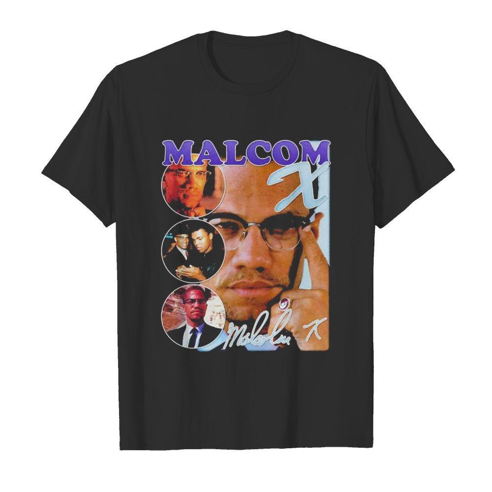 Malcolm x actor signature shirt