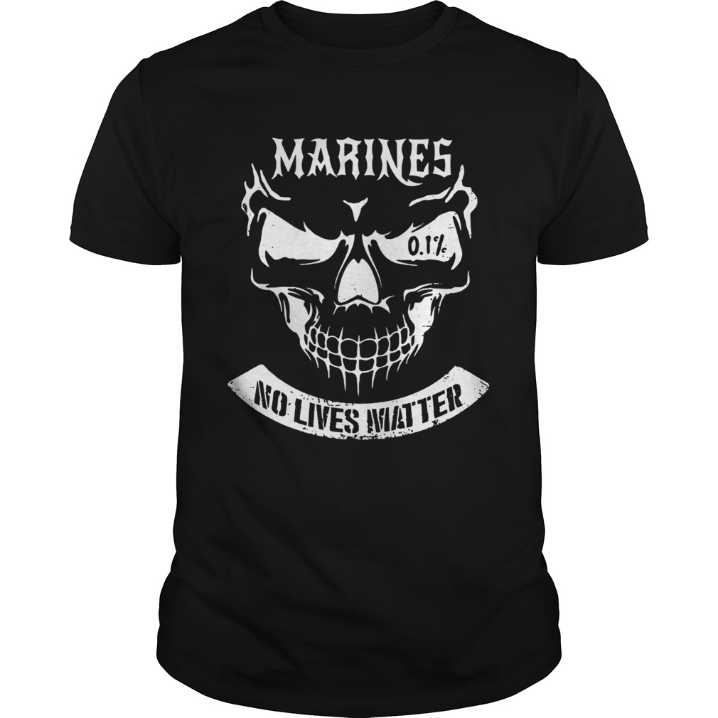 Marines No Lives Matter shirt