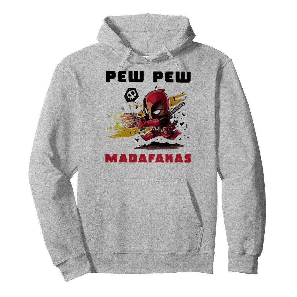 Marvel deadpool pew pew madafakas  Unisex Hoodie