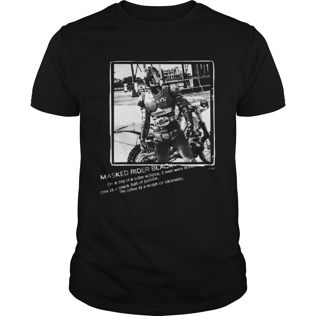 Masked Rider Black Designed by Yoshito Sugawara shirt