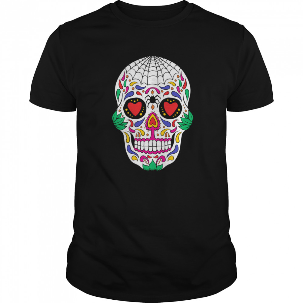 Mexican Sugar Skull Day Of The Dead shirt