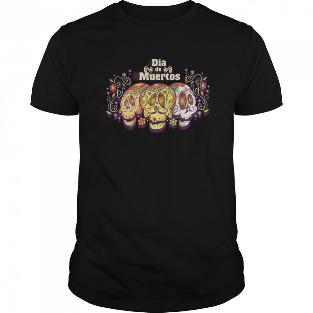 Mexico Sugar Skull Dia De Muertos Day Dead shirt