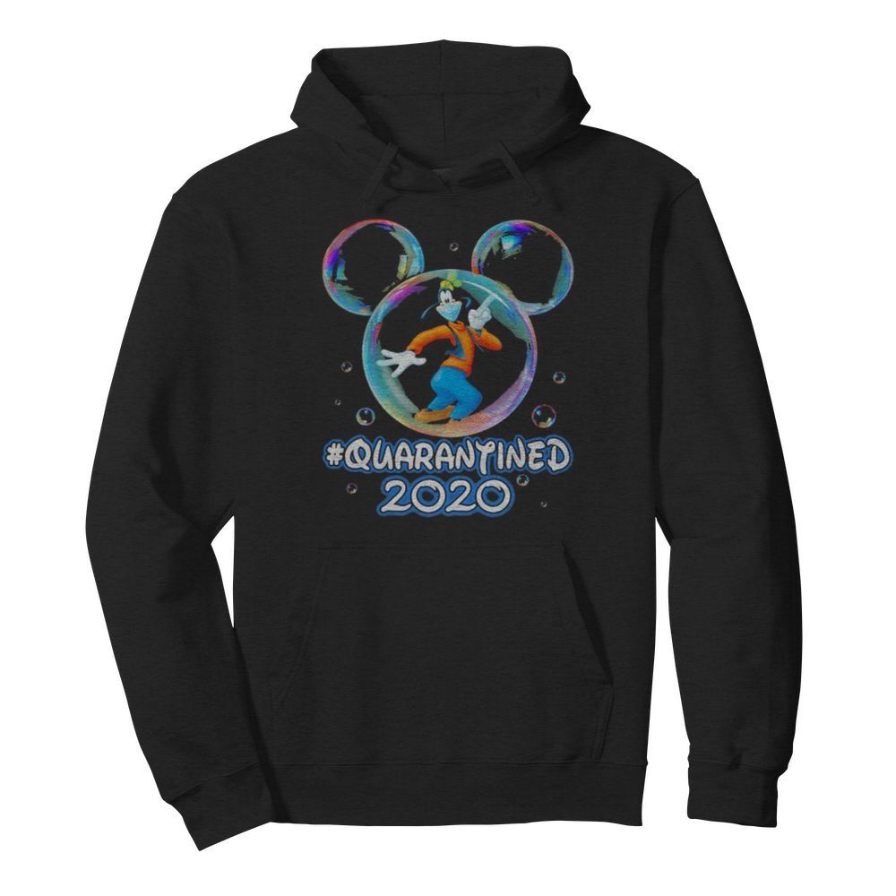 Mickey mouse goofy wear mask quarantined 2020  Unisex Hoodie