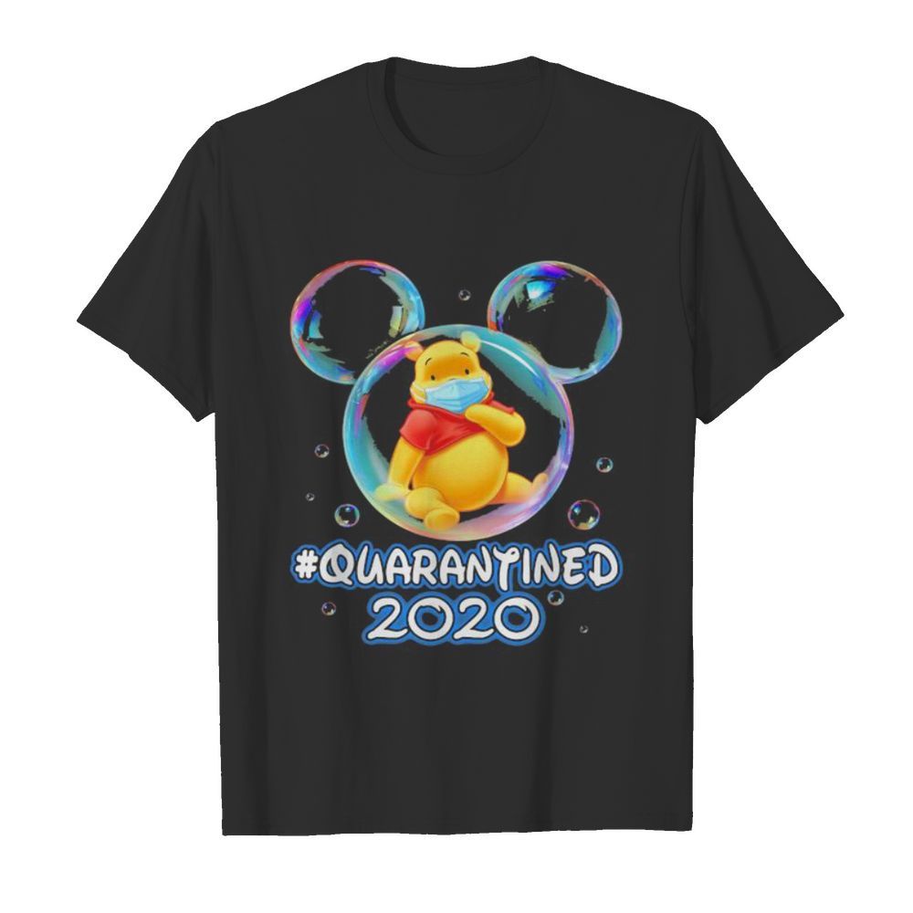 Mickey mouse pooh wear mask quarantined 2020  Classic Men's T-shirt