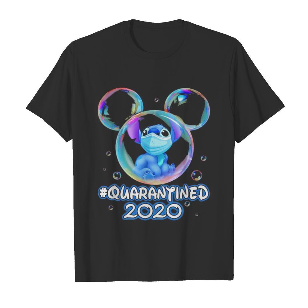 Mickey mouse stitch wear mask quarantined 2020  Classic Men's T-shirt