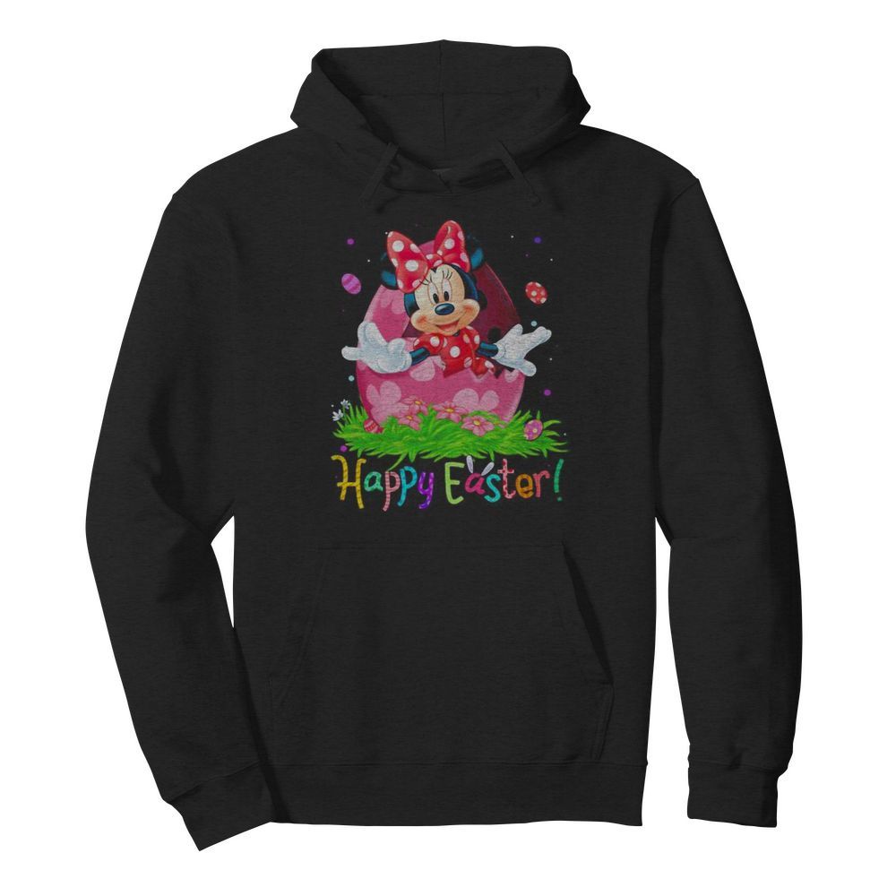 Minnie mouse happy easter flowers  Unisex Hoodie