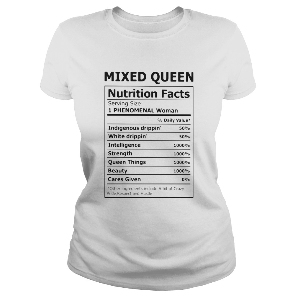 Mixed Queen Nutrition Facts  Classic Ladies