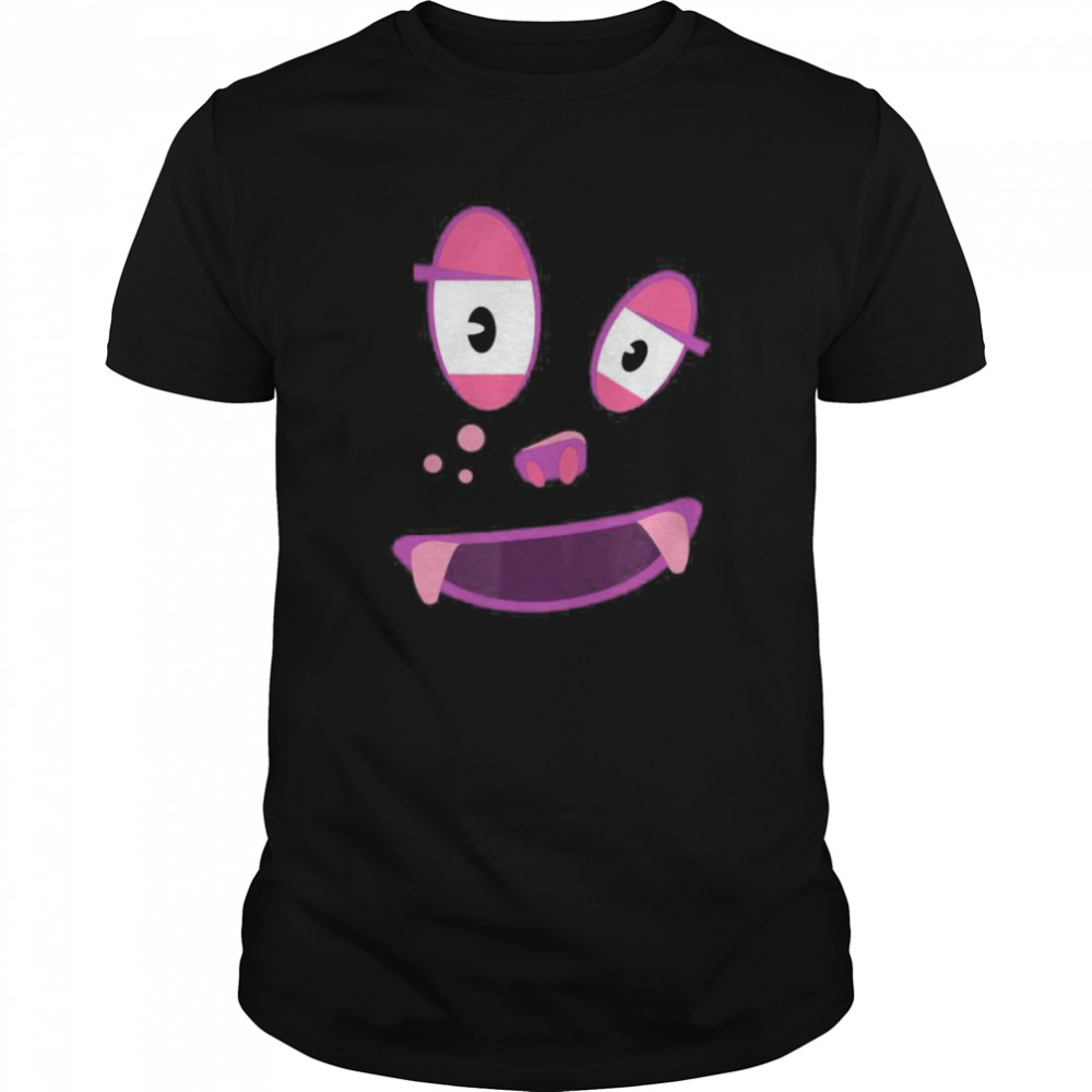 Monster Face Costume Halloween shirt