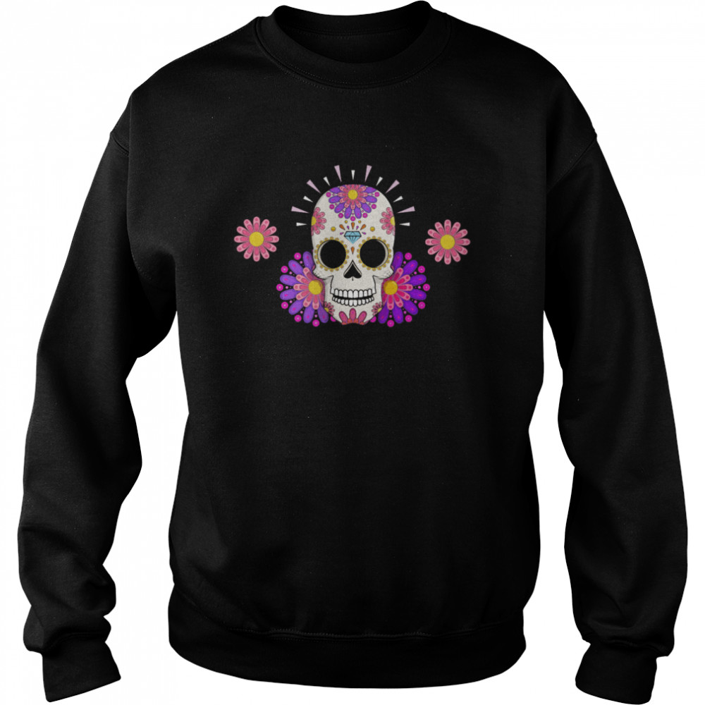 Muertos Day Of Dead Sugar Skull  Unisex Sweatshirt