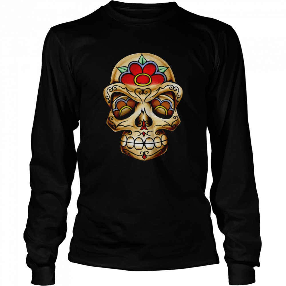 Muertos Day Of The Dead  Long Sleeved T-shirt