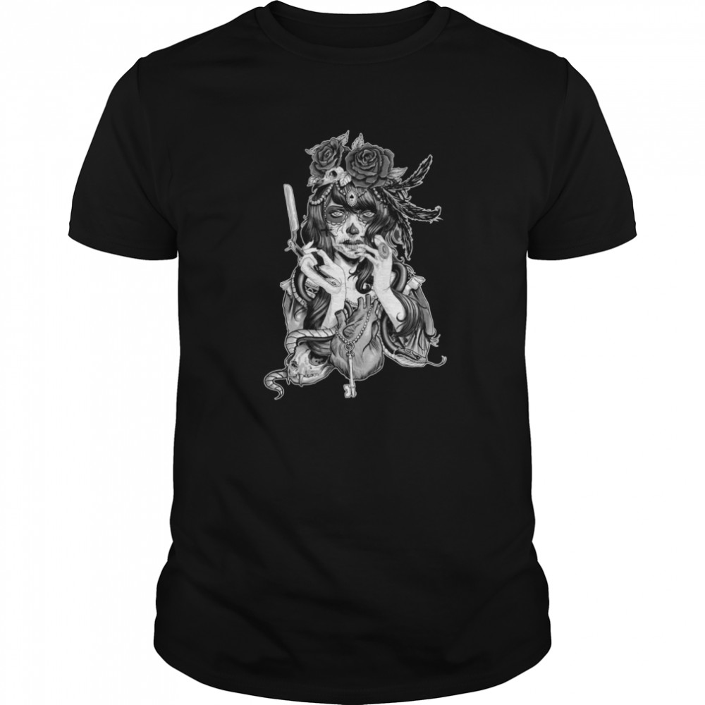 Muertos Sugar Skull Girl shirt