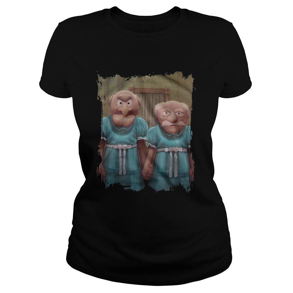 Muppet Maniac Statler And Waldorf As The Grady Twins  Classic Ladies