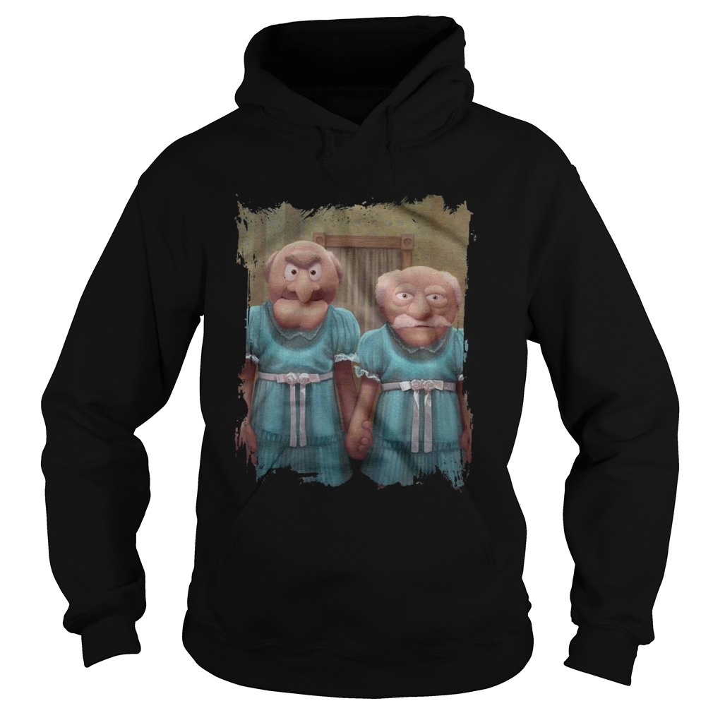 Muppet Maniac Statler And Waldorf As The Grady Twins  Hoodie