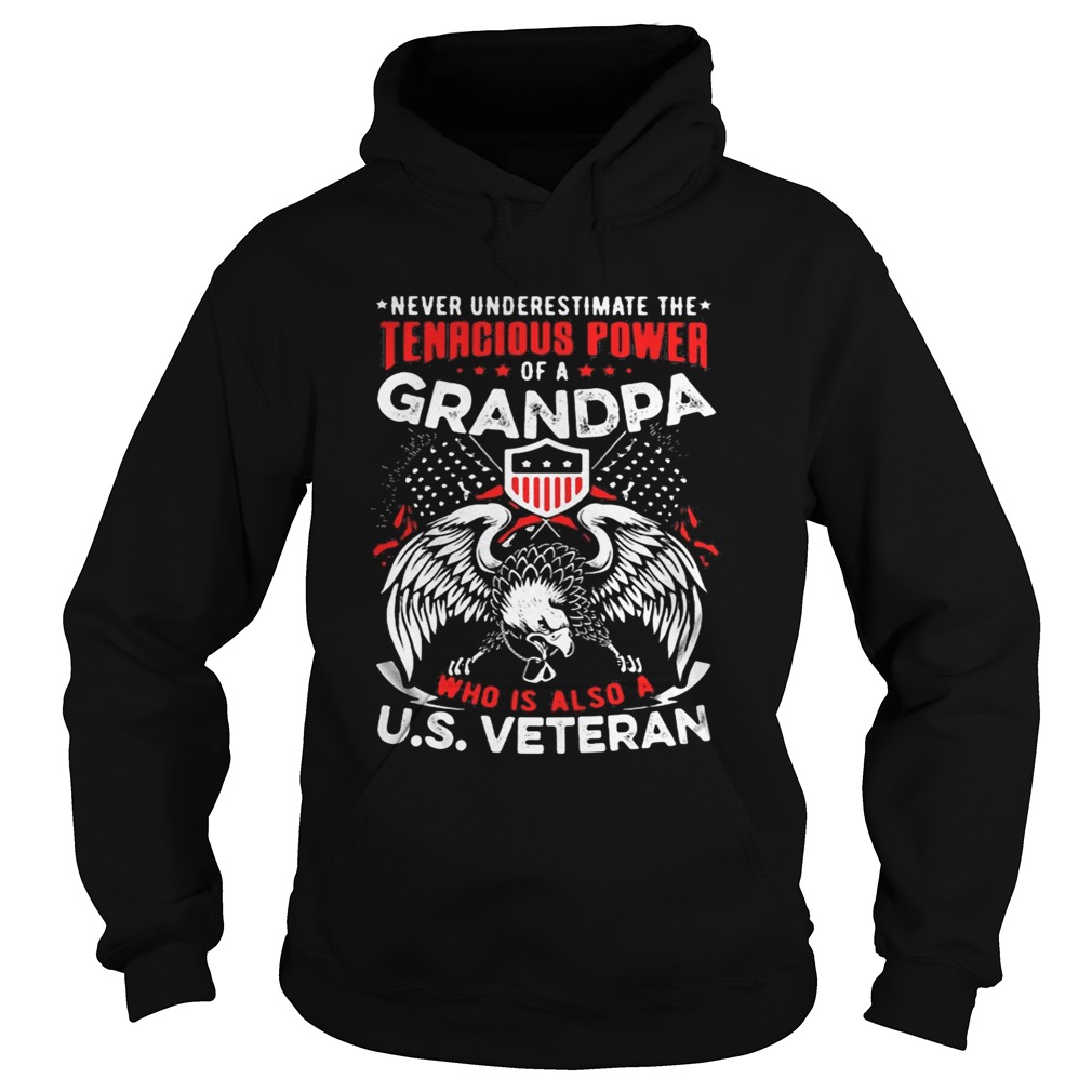 Never underestimate the tenacious power of a grandpa who is also a US veteran  Hoodie