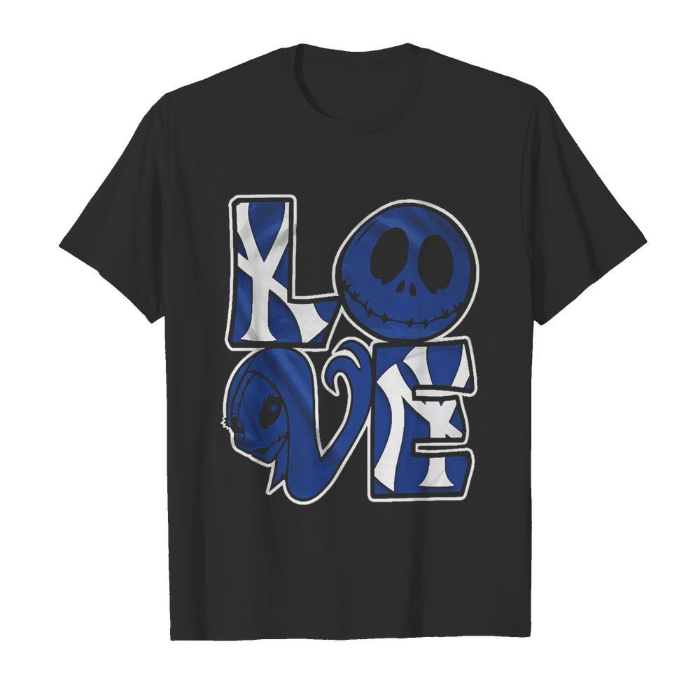 New York Yankees Jack Skellington And Sally Love shirt