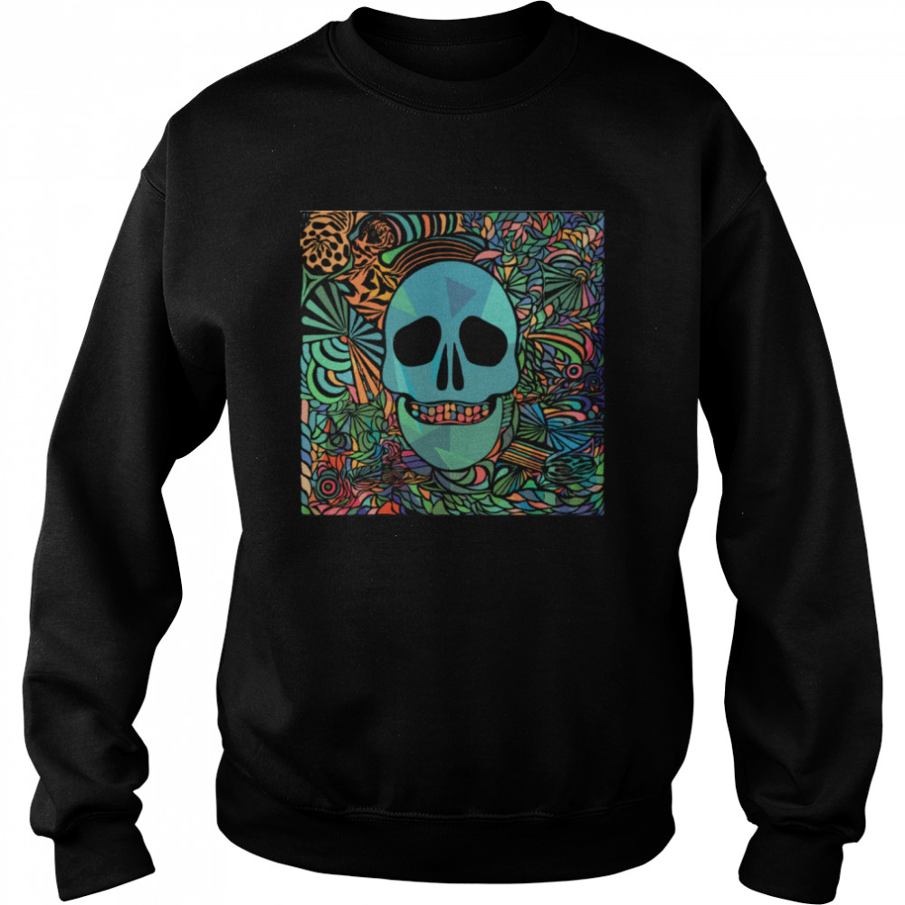 Nice Sugar Skulls Day Of The Dead Nola Colors  Unisex Sweatshirt