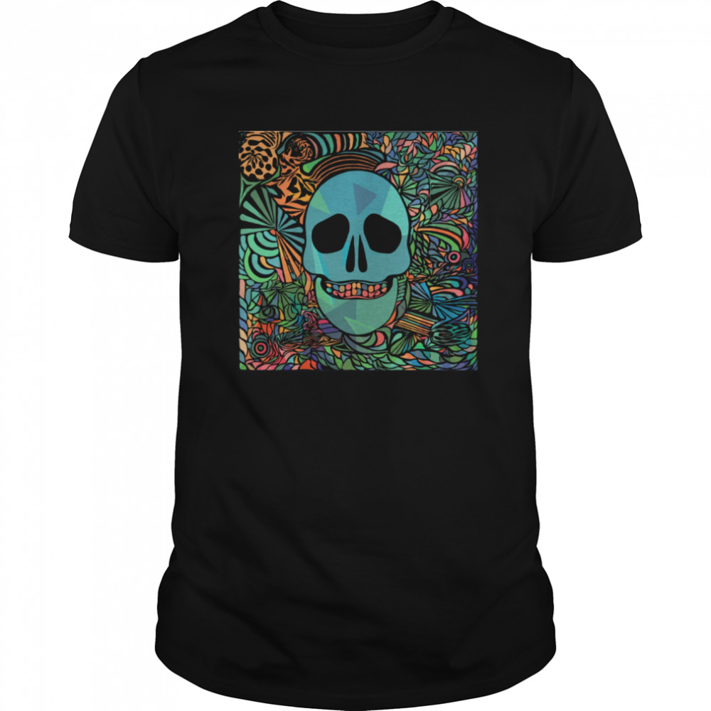 Nice Sugar Skulls Day Of The Dead Nola Colors  Classic Men's T-shirt