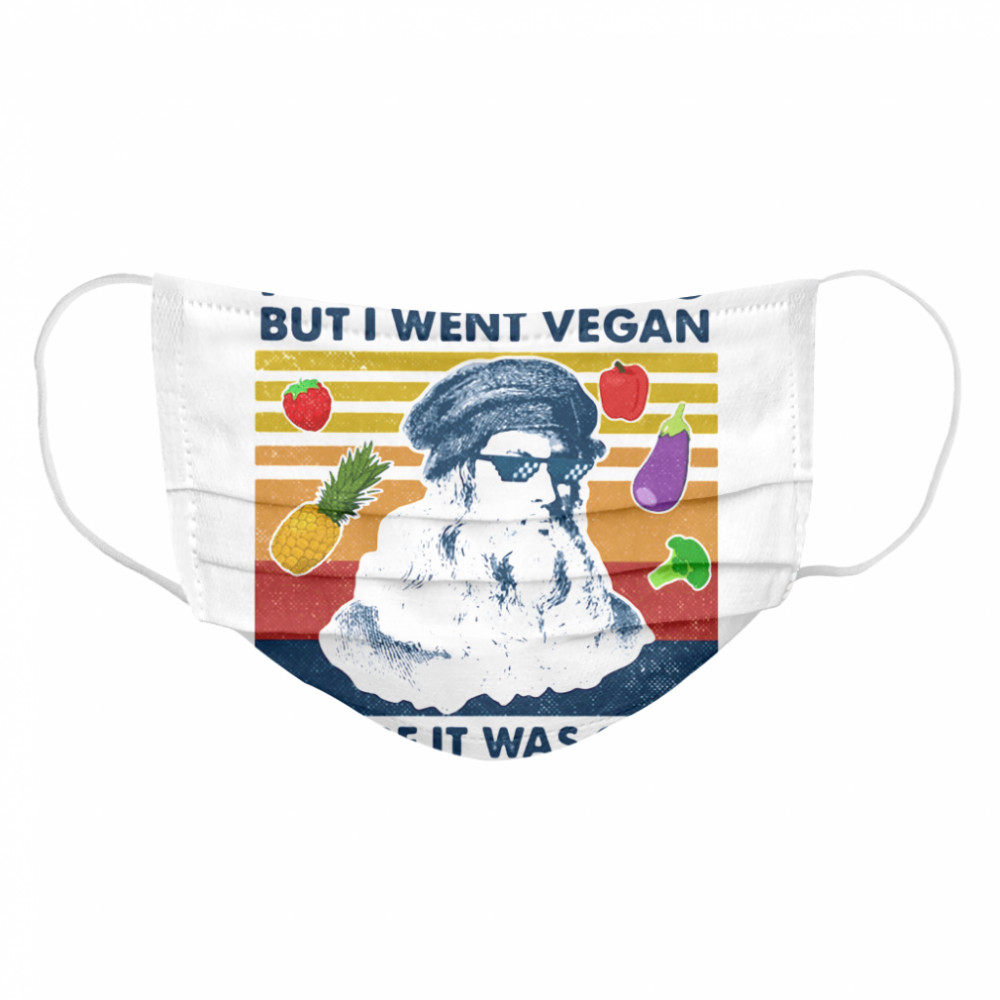 Not To Brag But I Went Vegan Before It Was Cool  Cloth Face Mask