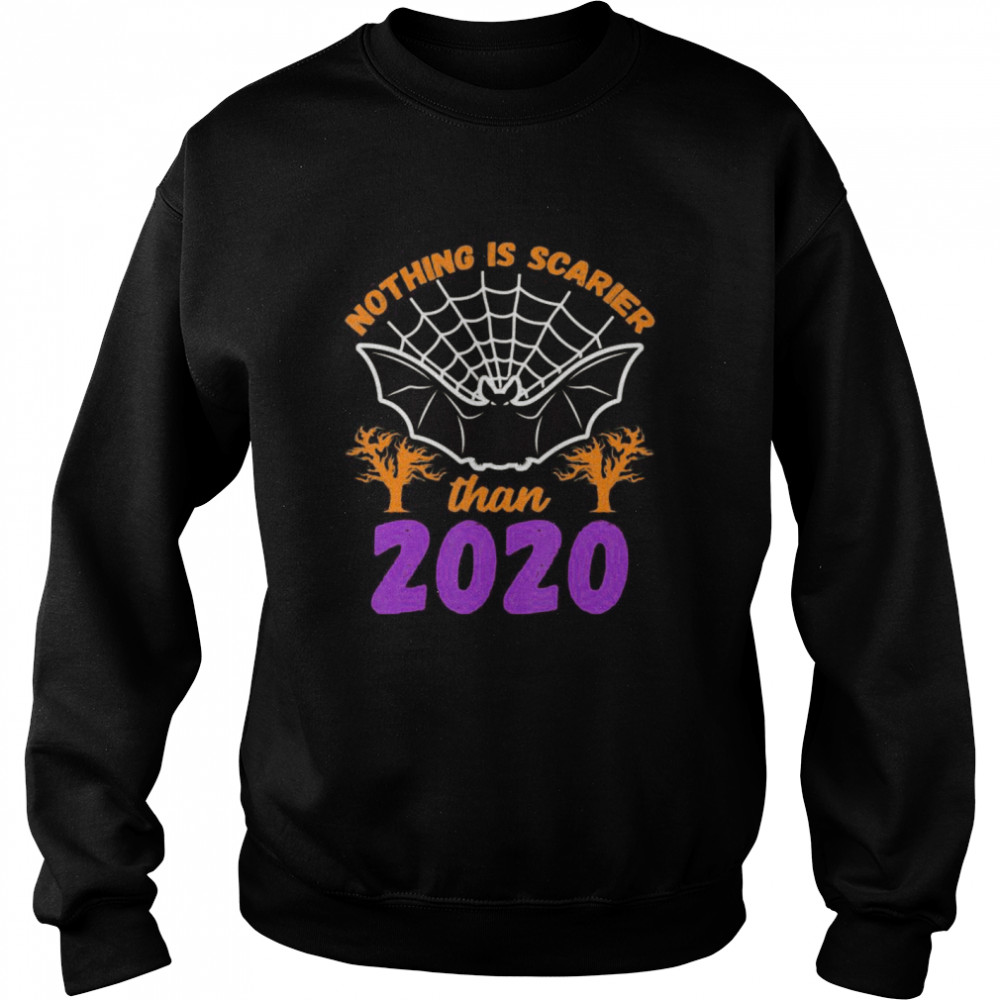 Nothing Is Scarier Than 2020 Halloween Bat  Unisex Sweatshirt