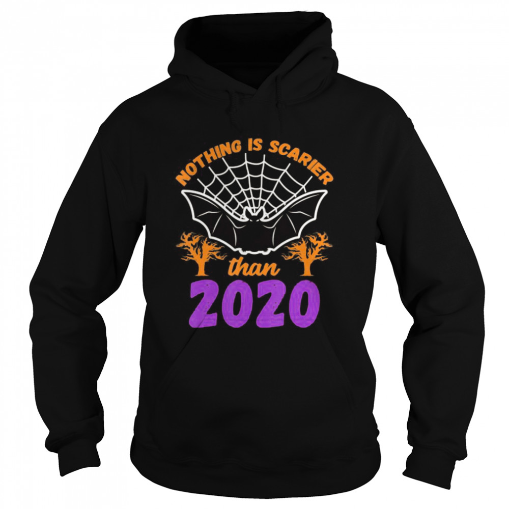 Nothing Is Scarier Than 2020 Halloween Bat  Unisex Hoodie