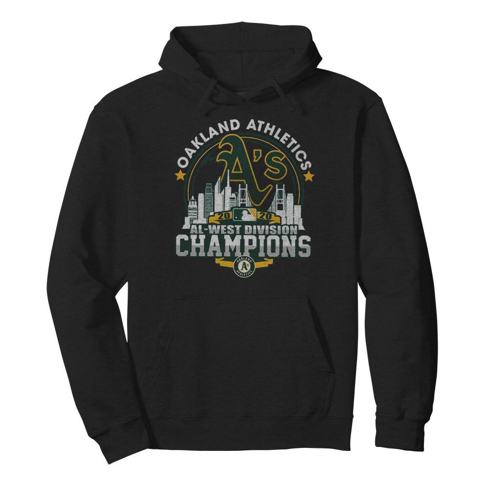 Oakland Athletics 2020 Al West Division Champions  Unisex Hoodie