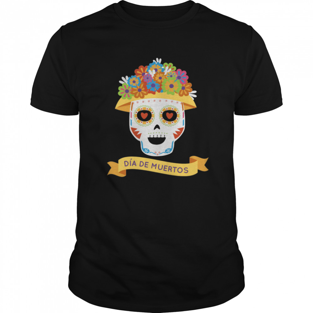 Official Sugar Skull Day Of Dead Dia De Muertos shirt