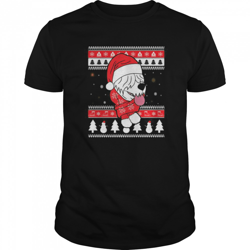 Old English Sheepdog Funny Dog Ugly Christmas shirt