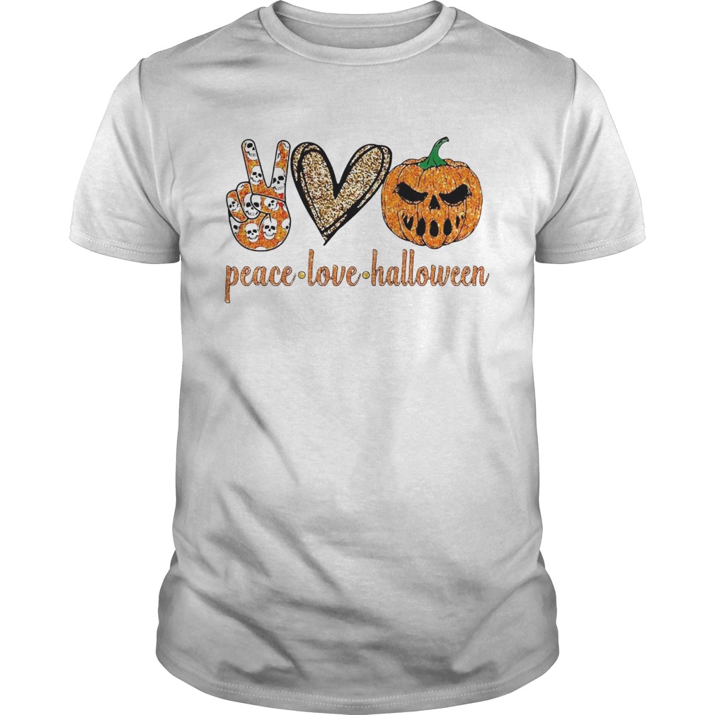 Peace Love Halloween shirt