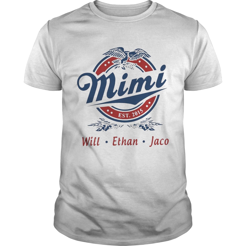 Personalized American Mimi With Gandkid Nickname shirt