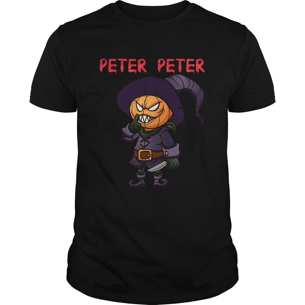 Peter Peter Halloween Killer Pumpkin Head shirt