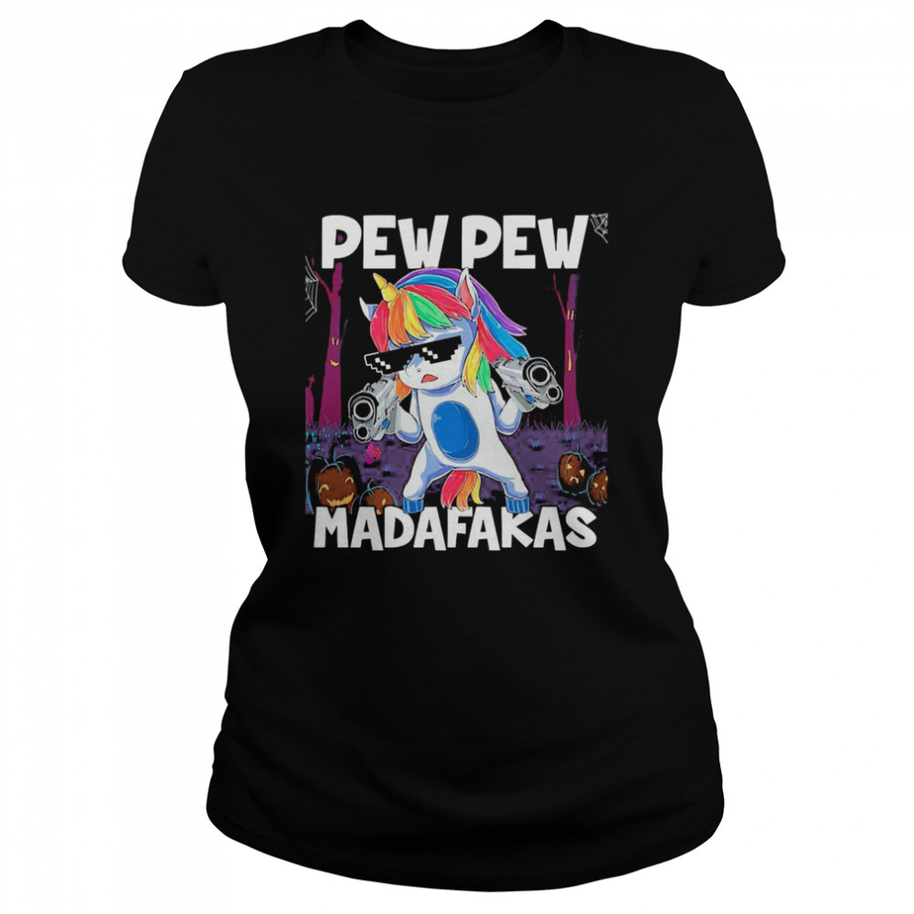 Pew Pew Madafakas Halloween  Classic Women's T-shirt