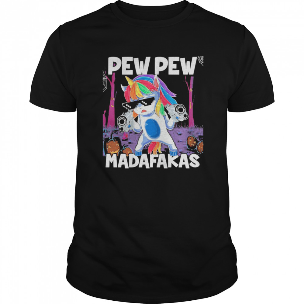 Pew Pew Madafakas Halloween shirt