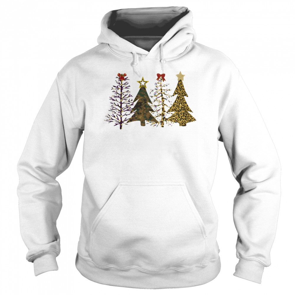 Pine merry christmas star  Unisex Hoodie