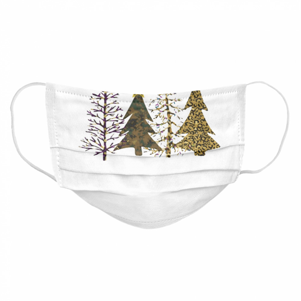 Pine merry christmas star  Cloth Face Mask