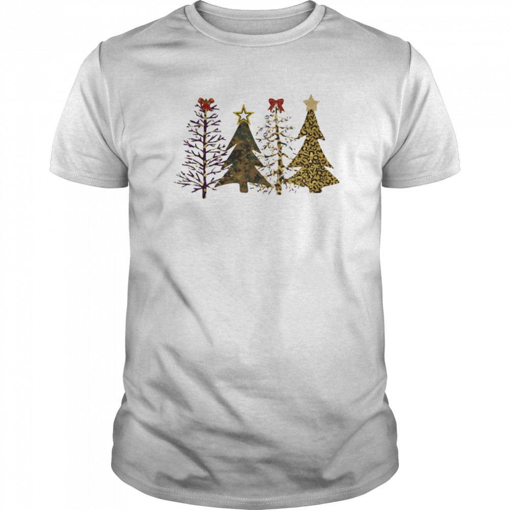 Pine merry christmas star shirt