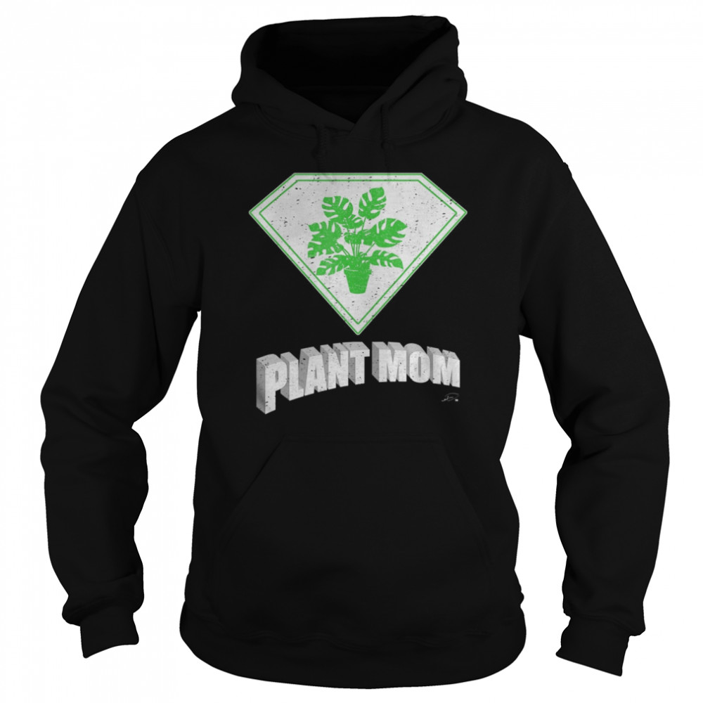 Plant Mom Super Hero Halloween Costume Monstera Deliciosa  Unisex Hoodie