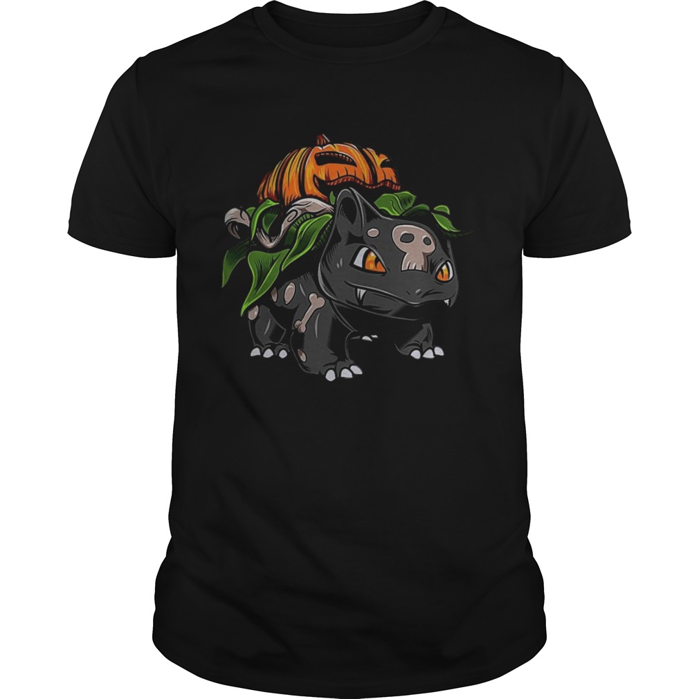 Pokemon Fushigidane Pumpkin Halloween shirt