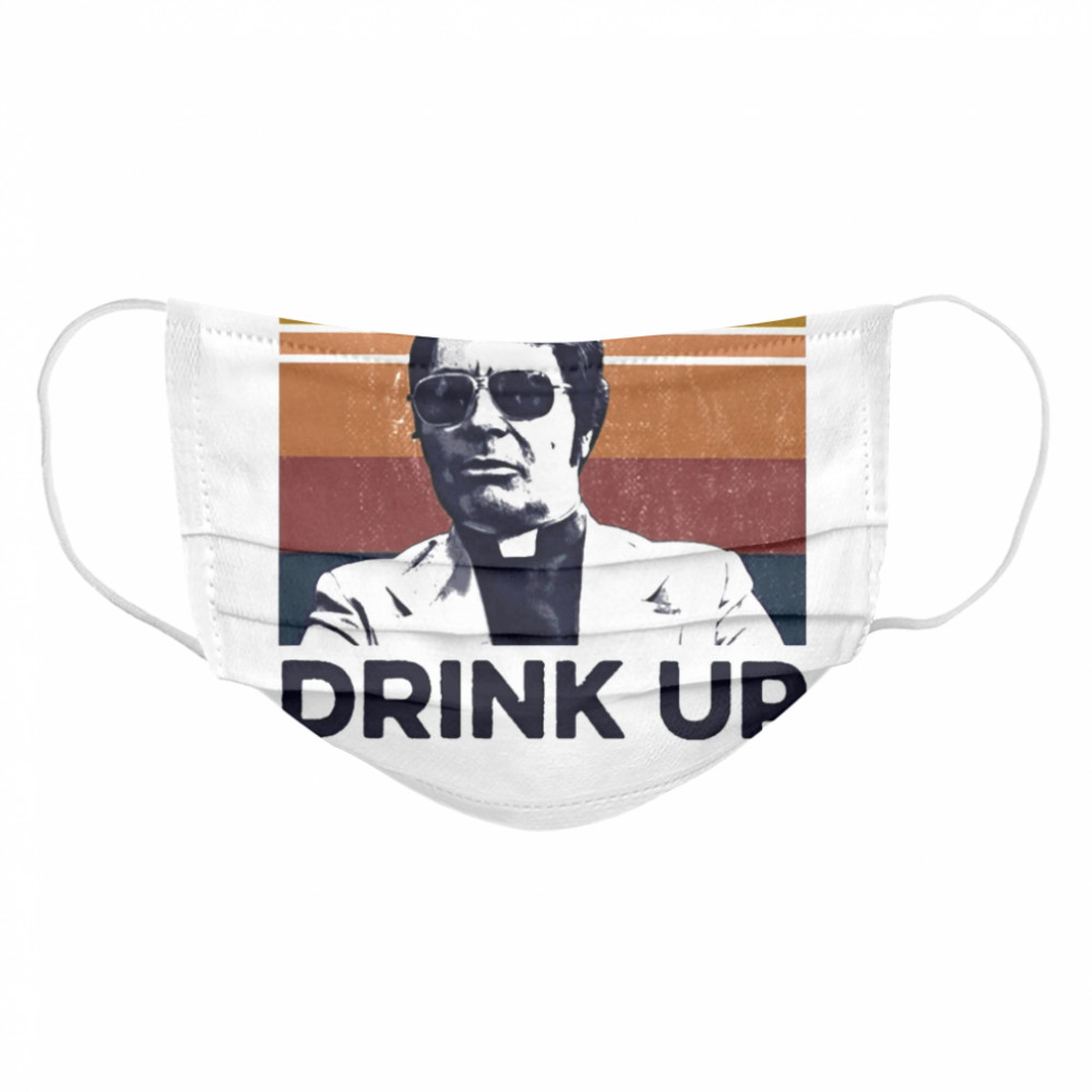 Pretty Jim Jones Drink Up Vintage Retro  Cloth Face Mask