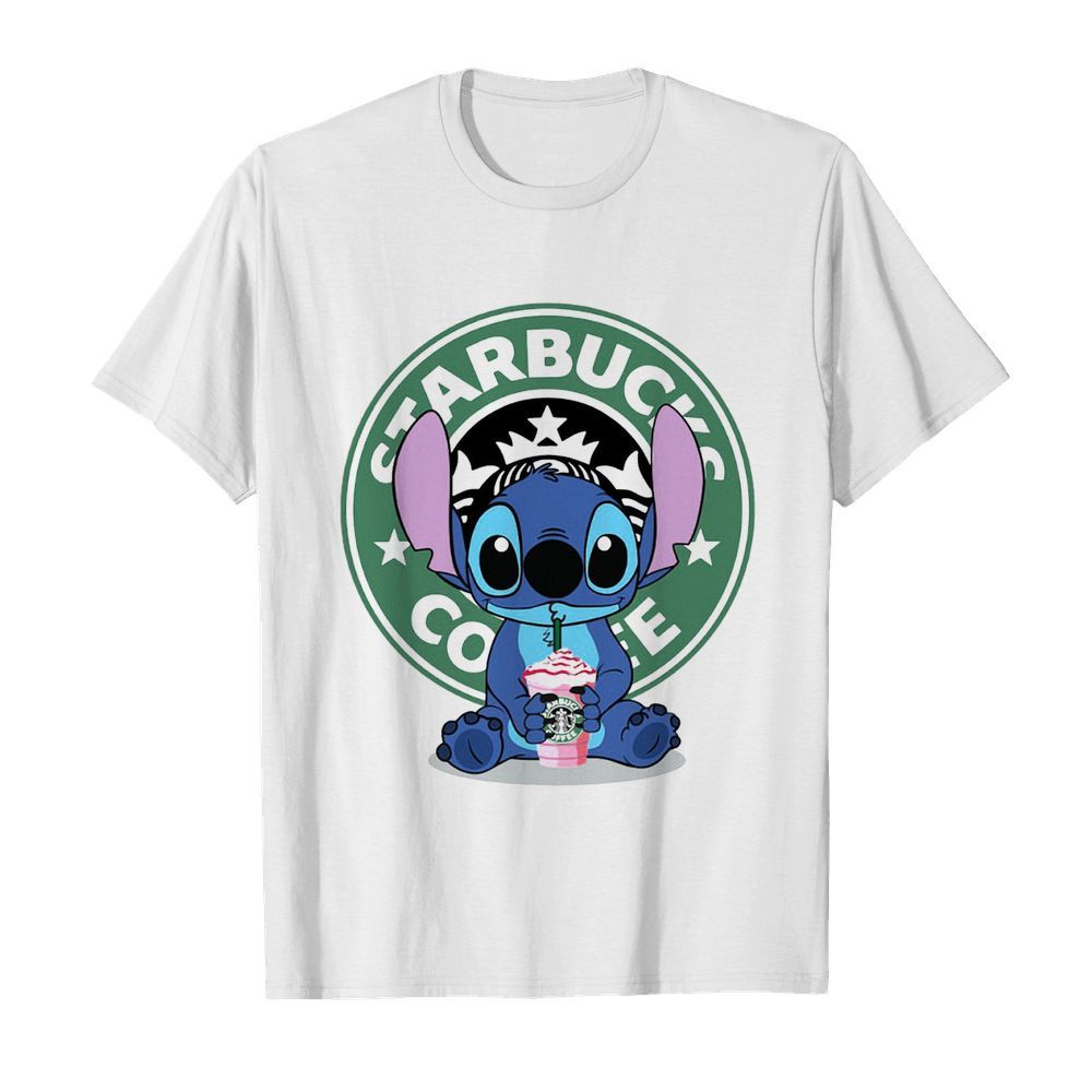 Pretty Stitch Starbucks Coffee shirt