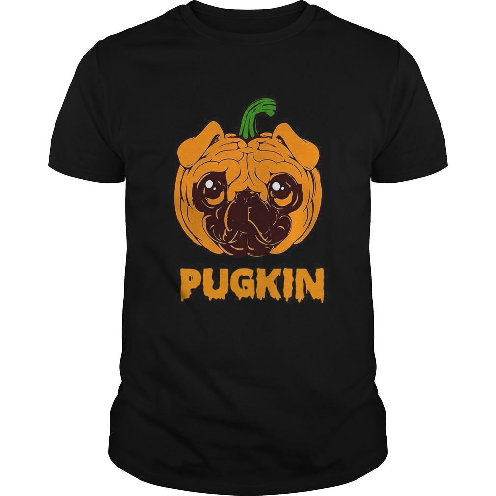 Pug Dog Pugkin Halloween shirt