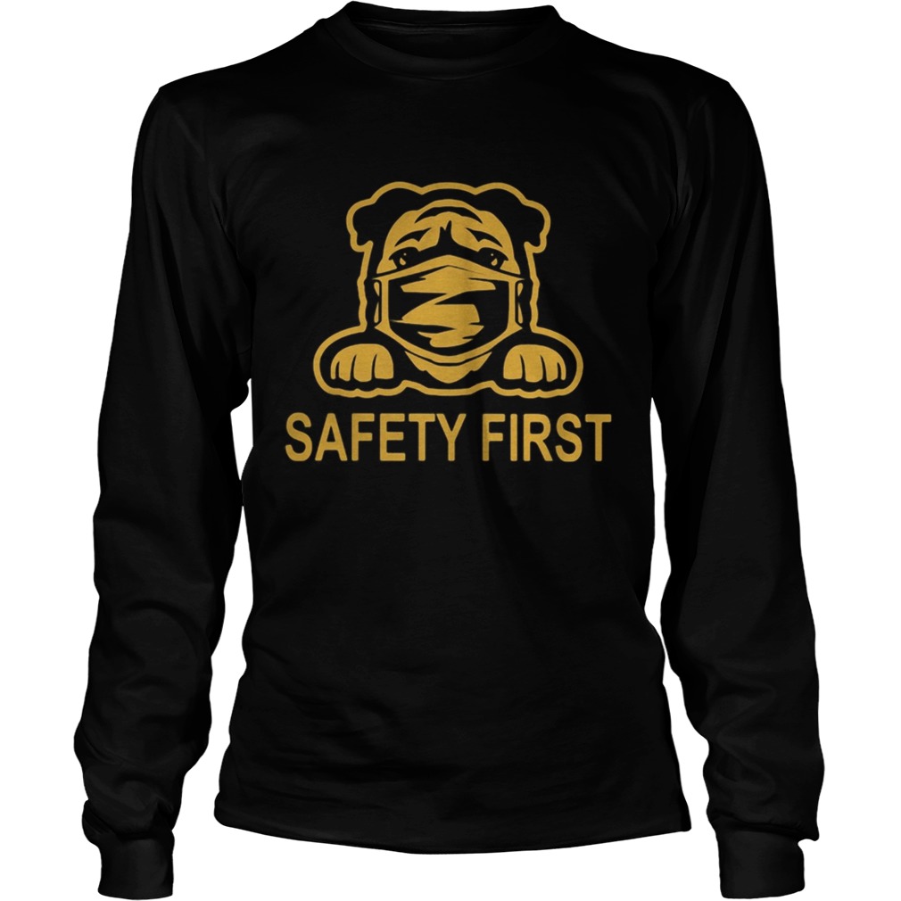 Pug wear mask safety first  Long Sleeve