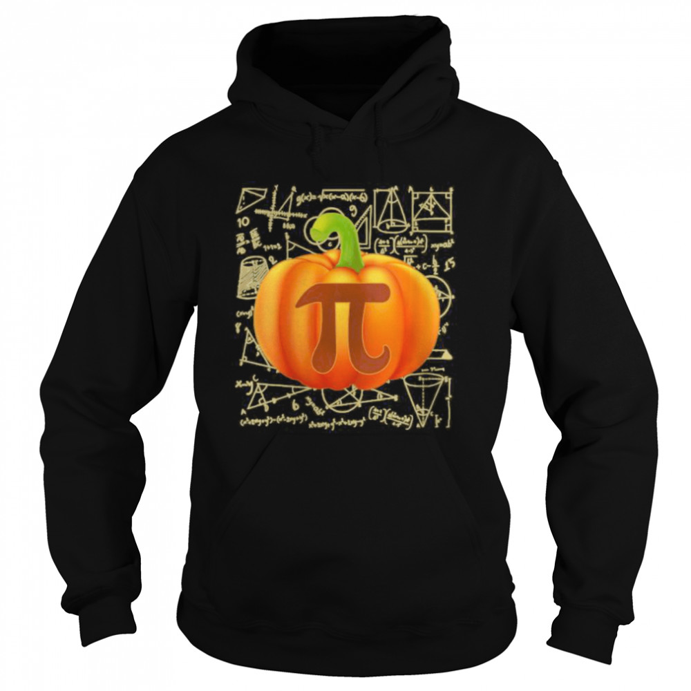 Pumpkin Pie Shirt Funny Halloween Thanksgiving Pi Day  Unisex Hoodie