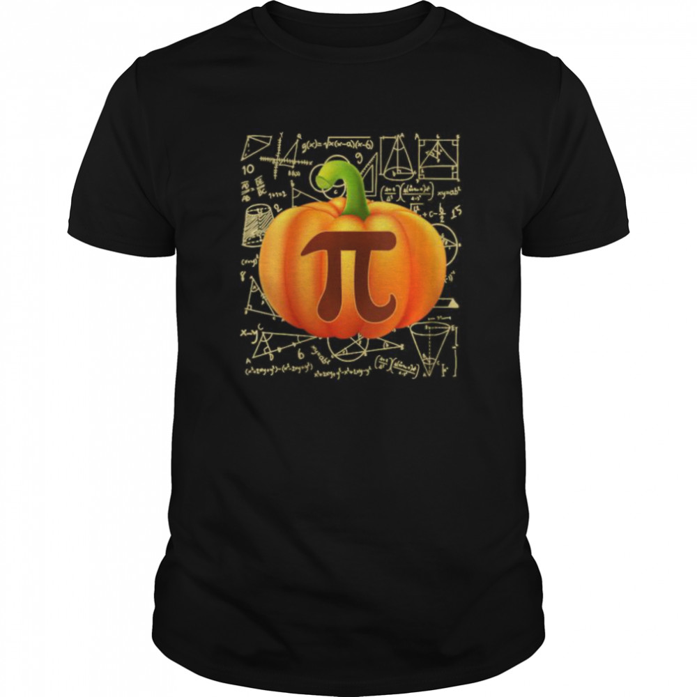 Pumpkin Pie Shirt Funny Halloween Thanksgiving Pi Day  Classic Men's T-shirt