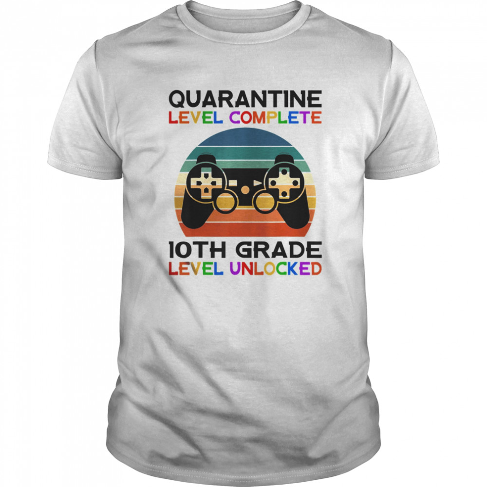 Quarantine Lever 10th Grade Unlocked School Vintage shirt