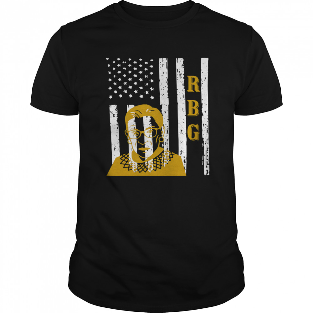 RBG Ruth Bader Ginsburg American Flag shirt