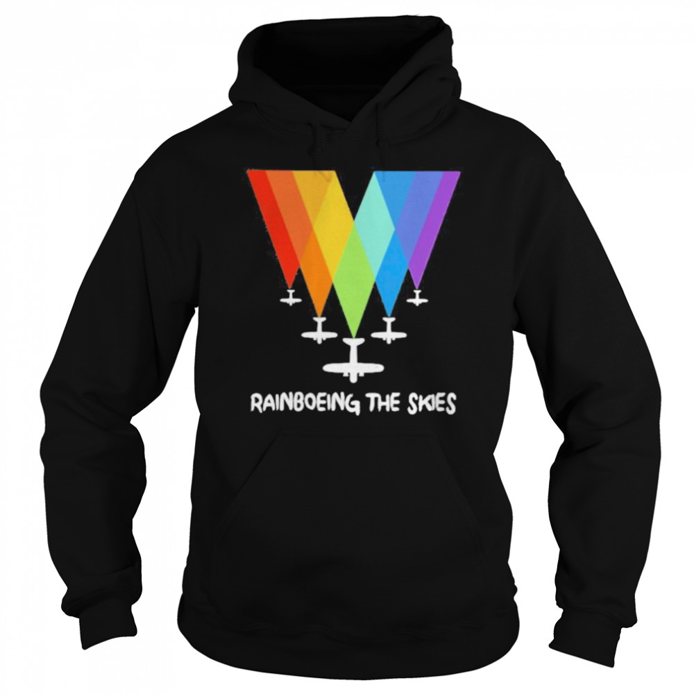 Rainboeing The Skies  Unisex Hoodie