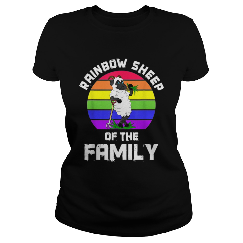 Rainbow Sheep Of The Family  Classic Ladies