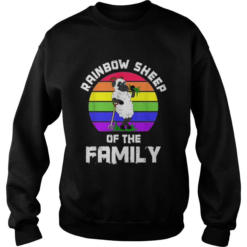 Rainbow Sheep Of The Family  Sweatshirt