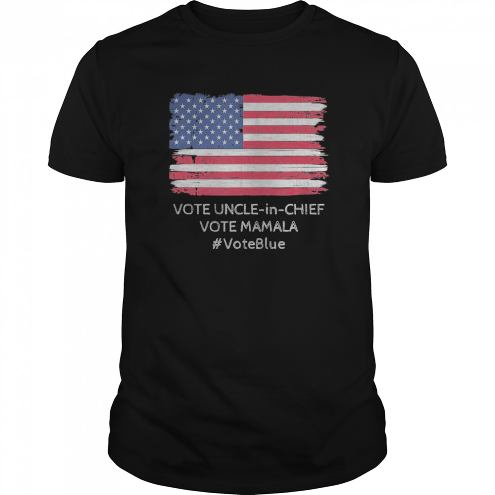 Retro Vintage American Flag Uncle Joe Biden & Kamala Harris shirt