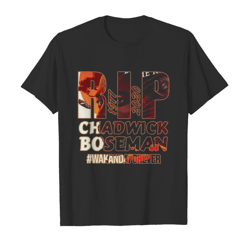 Rip Chadwick Boseman Wakand Forever shirt